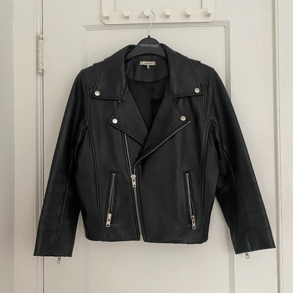 Ganni Passion Leather Biker Jacket